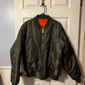 Alpha Industries Green Bomber Jacket